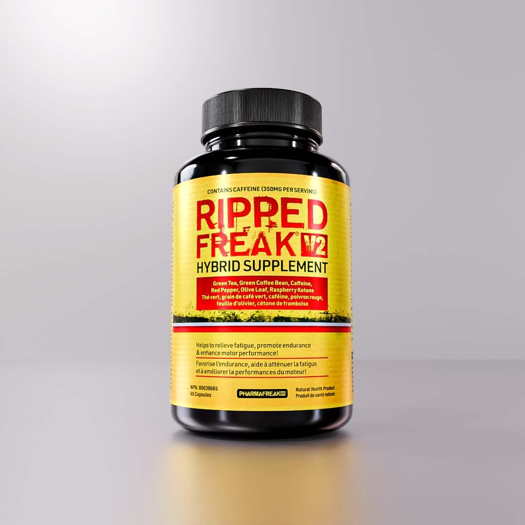 Ripped Freak 1.0 maximum-strength hybrid fat burner capsules bottle