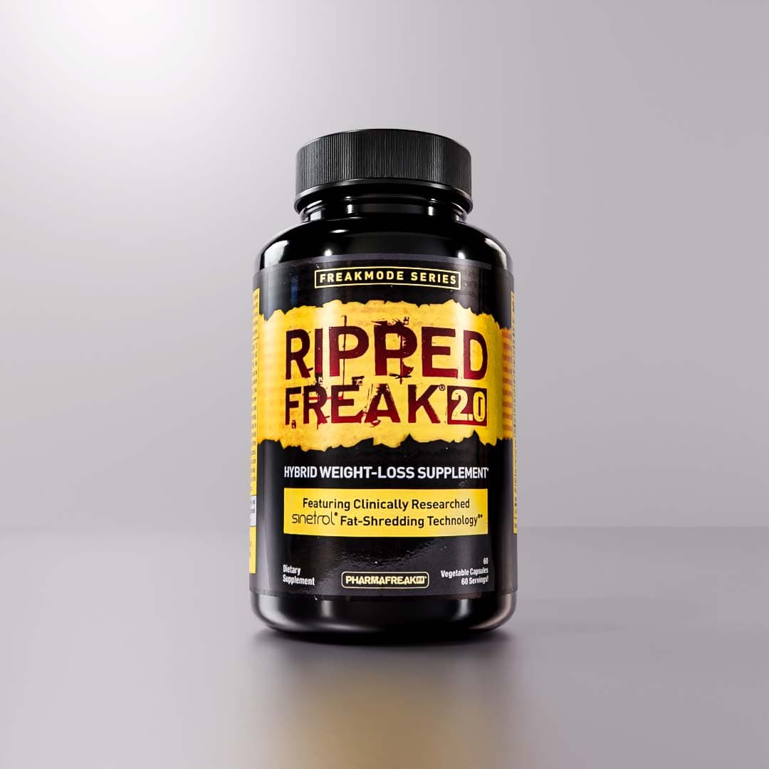 Ripped Freak 2.0 fat burner capsules with clinically researched Sinetrol